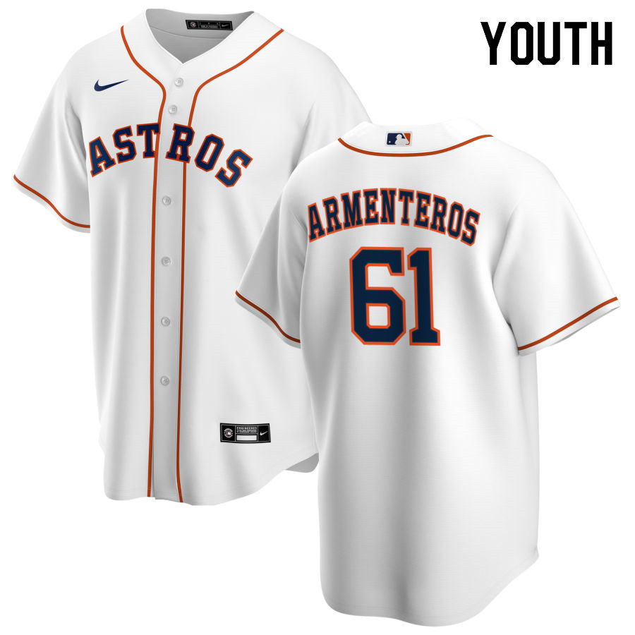 Nike Youth #61 Rogelio Armenteros Houston Astros Baseball Jerseys Sale-White